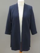 Designed and made by Rosemarie van Bree; navy blue jacket, approx measurements - 37