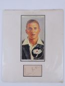A enlarged Players Cigarette card featur