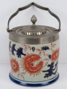 A good Ironstone Imari pattern wafer / b