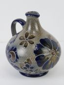 A Handarbeit mid 20thC part glazed potte