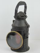 A railway lantern having spirit burner w