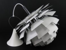 A Louis Poulsen PH Artichoke ceiling pen