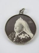 A hallmarked silver Victorian double sid