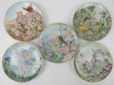 A set of four Villeroy & Bosch flower fa