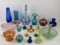 A quantity of assorted 20th century glas