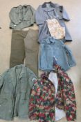 A large quantity of assorted post war military uniform inc; British and German.