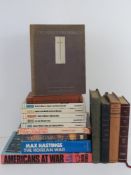 A quantity of assorted military themed books inc: 'Jan Christian Smuts', 'The March of History',
