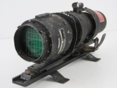 An American Aircraft-Surface Vessel Radar Ancillary Indicator unit, with mount, total length 36cm.