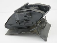 A contemporary metal model of a tank, 22 x 15 x 13cm.