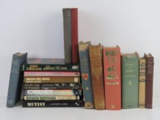 A quantity of assorted military themed books inc: 'Monty: The Making of a General', '1887-1942,