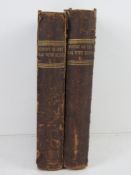 Books; 'History of the War With Russia' in two volumes, half leather bound, by Henry Tyrrell Esq,