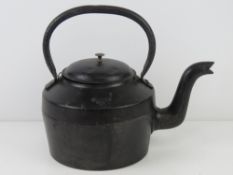 A WWII British Military cast iron kettle having broad arrow upon and dated 1942. 32.