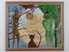 Acrylic by Martino entitled 'Past Perfect',