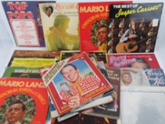 A quantity of assorted records.