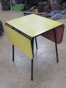 A retro drop leaf table c1960s,