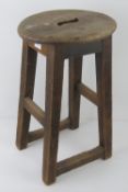 A drop leaf occasional table, 54 x 62cm extended, 57cm high.