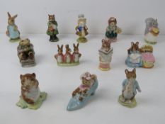 A quantity of Beswick Beatrix Potter figurines having brown backstamps; Timmy Willie,