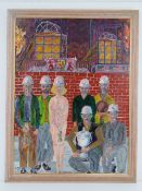 Acrylic by Martino entitled Odiham Colliery Choral Ballet and Football Team Championship Award