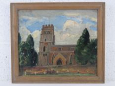 GHB (George) Holland (1901-1987), oil on board, from the GHB Holland Studio Sale 1986,