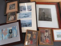 A quantity of assorted prints, contempor