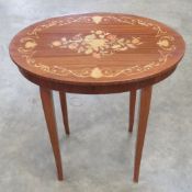 A 20th century inlaid musical occasional