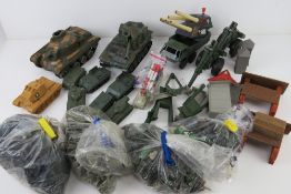 A quantity of assorted army figurines an
