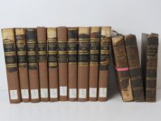 Books; Taylor's Works 'the whole works by the Right Rev Jeremy Taylor' in ten assorted volumes.