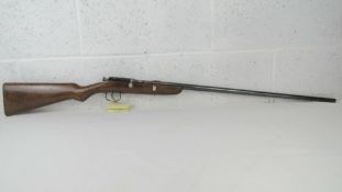 A deactivated British Webley .410 Gauge