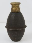 An inert Yugoslavian M38 grenade with br