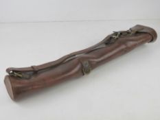 A WWI brown leather case for a German ra