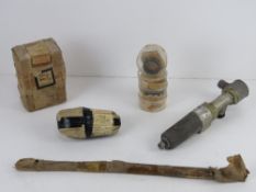 An RAF Reducing valve and pipe, together