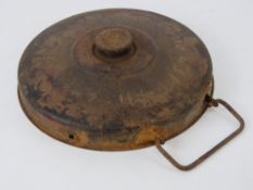 An inert WWII German Afrika Korp Tellerm