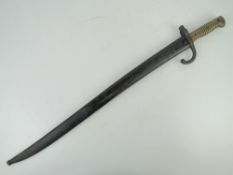 A French 1871 Pattern bayonet having 57.