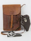 A WWII German map case dated 1936 with F