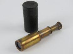 A WWII British SOE two draw telescope in