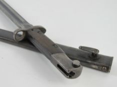 A reproduction US fighting knife with sc