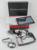 An Aonerex T600 GPS Navigation System, 8gb, 7'' screen, designed for truck/lorry use, in box with