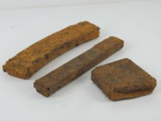 Three WWII German Battlefield Relic magazines; MP44, G43 and a MP38/40,