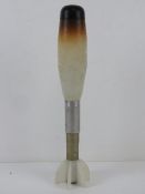 An inert Yugoslavian M68 A/T Rifle practice grenade.