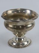A HM silver single footed bonbon dish, a/f, 89.1g / 2.9ozt.
