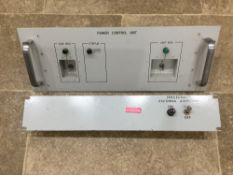 Two rare and original control unit covers from the Apollo 11 Mission Control, Houston, Texas.