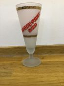 A C1980s original NASA Spaceport frosted glass. Standing 19cm high.