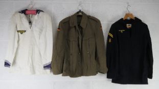 A German WWII Kreigsmarine white sailors tunic, size 25,