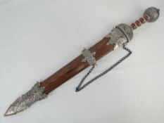 A decorative 'Roman Gladius' sword and scabbard made by Ancient Warrior having Romulus and Remus