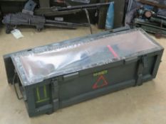 An inert Soviet 9M14 Malyutka missile in transit case.