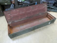 A WWII Canadian Longbranch No.4 rifle transit box, dated 1941.