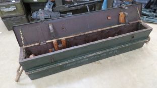 A Bren Gun transit box.