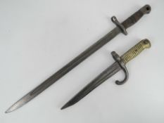 A 1913 pattern Remington bayonet dated 1916.