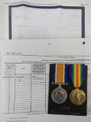 A WWI British War and Victory Medal pair, Norfolk Regiment, PTE W.D. Breame 25660.