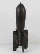 An inert WWI French Pneumatic Mortar Projectile.